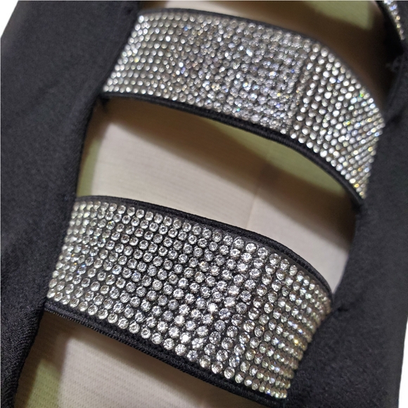 Mini Dress Almost Famous Backless Cutout Fitted Spaghetti Strap Black Dress NWOT - Picture 6 of 16